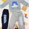 Conjunto niño bebe - Osito rayas - Imagen 2