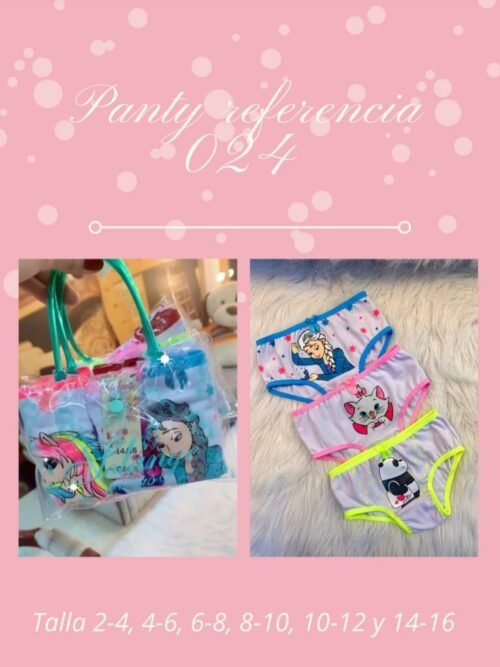 set calson por 3 unds niña - 024