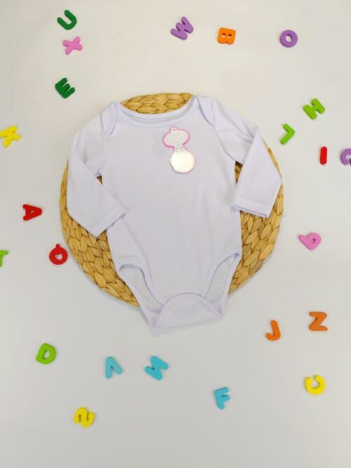 Body manga larga recién nacido - BA 3221B