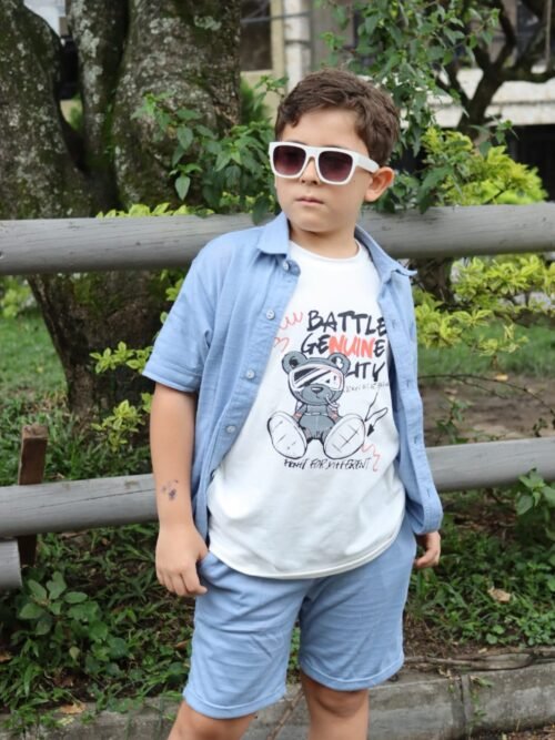 Conjunto niño  3 piezas 
 1257 GG