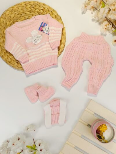 Conjunto recién nacido ajuar hilo bebe DCF