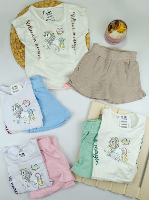 Conjunto deportivo falda-short niña 042178 DH
