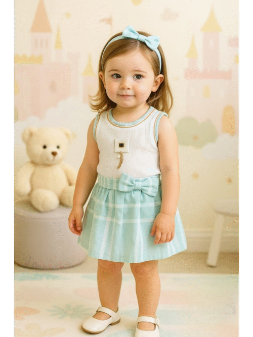 Conjunto falda niña bebé 2449