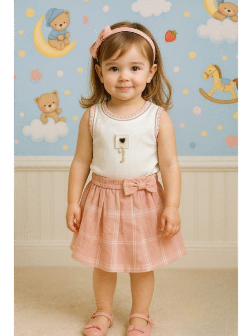 Conjunto falda niña bebé 2449