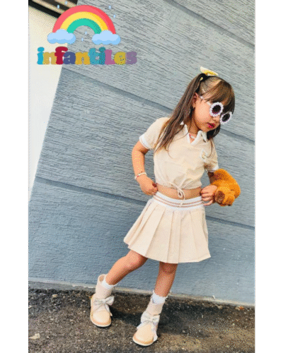 Conjunto falda niña bebé HC