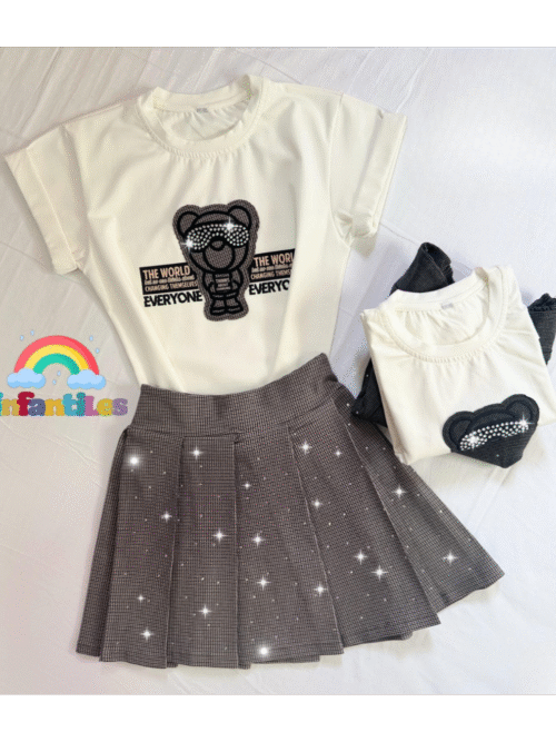 Conjunto falda niña JC