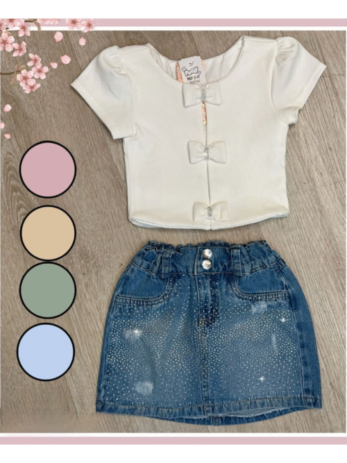 Conjunto falda niña 3147 IH