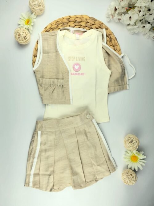 Conjunto falda short niña 4266 JB