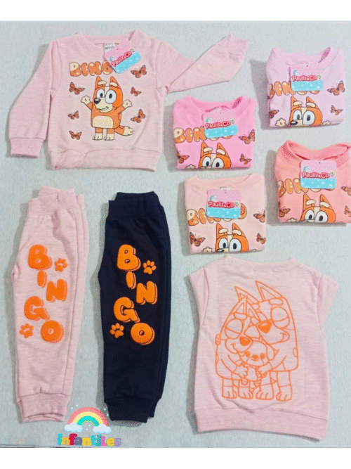 Conjunto doble sudadera bingo DJF