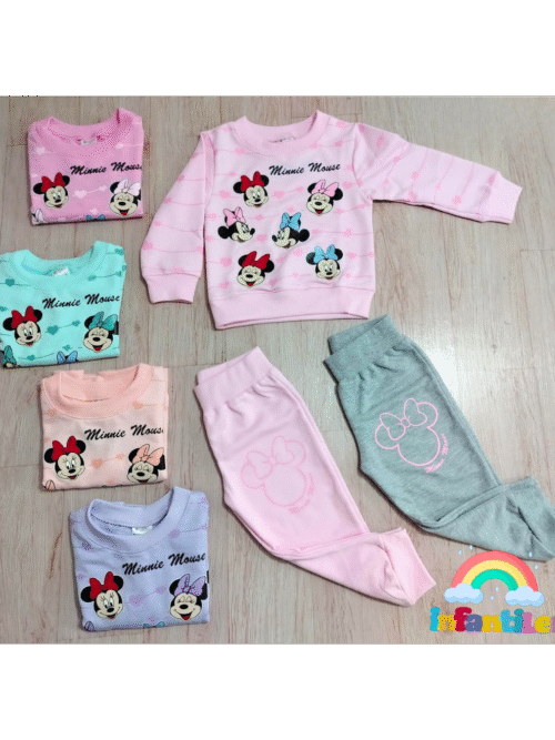 Conjunto doble sudadera minnie mouse DJF