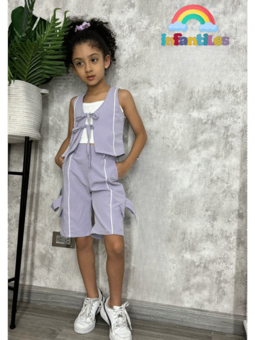 Conjunto trio chaleco niña travesuritas JGF