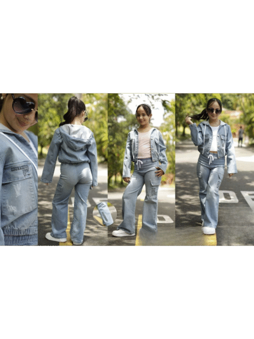 Conjunto tres piezas niña 5115 BDA