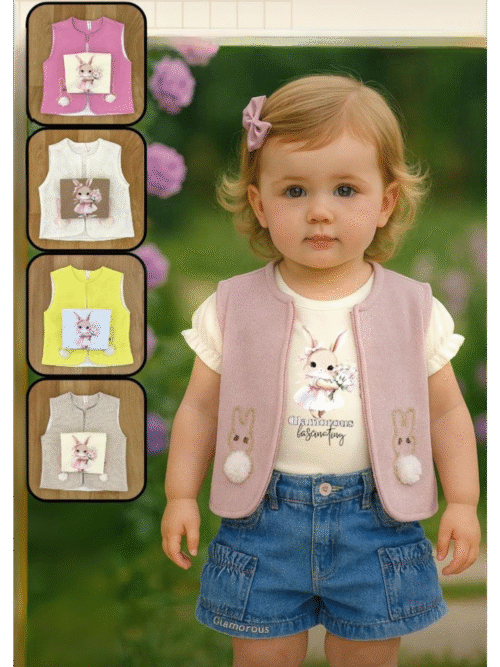 Conjunto tres piezas niña bebé 1928 JE