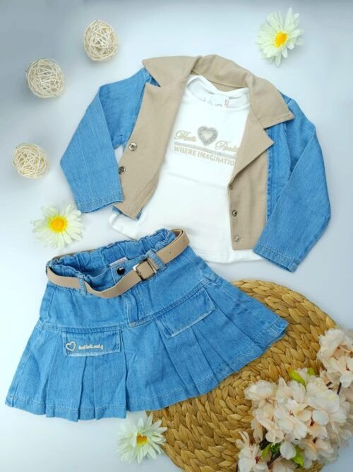 Conjunto tres piezas niña 3164 BBB