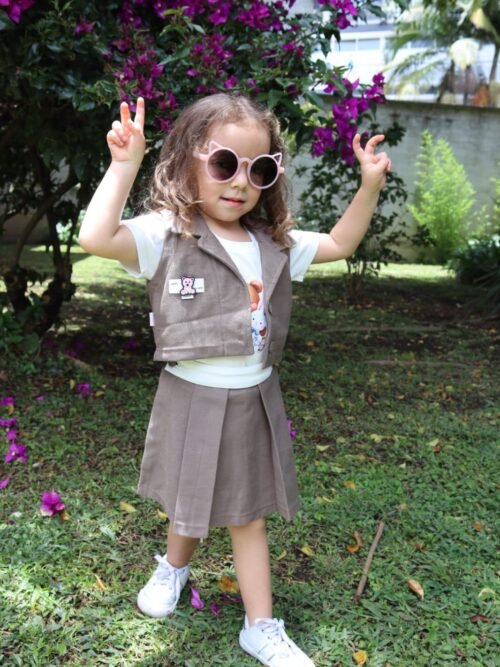 Conjunto tres piezas niña bebé 1939 IE