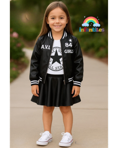 Conjunto tres piezas niña bebé  1345 VBBDFL