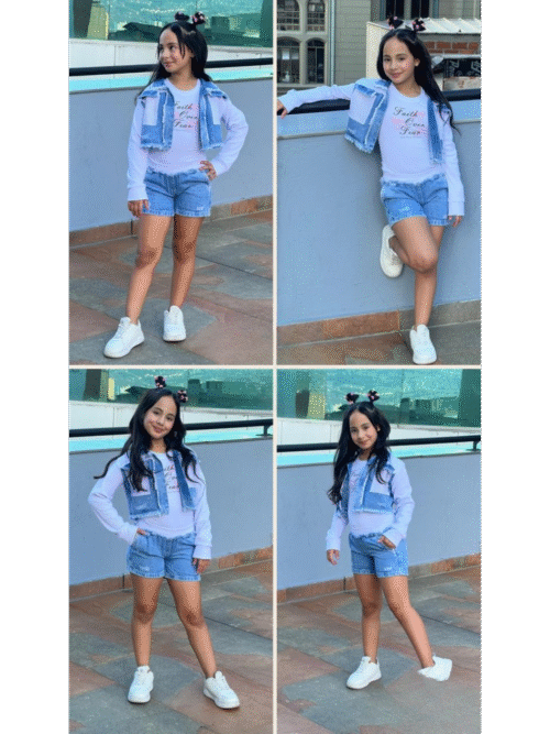 Conjunto tres piezas niña 13246