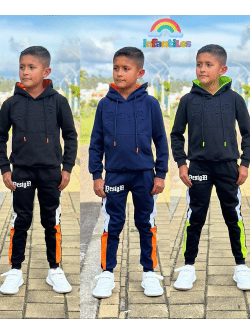 Conjunto deportivo niño HHF 7179