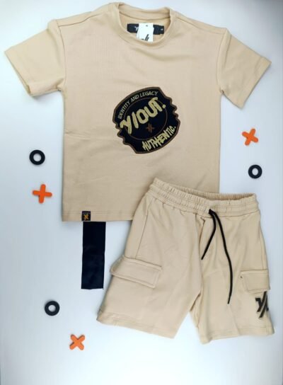 Conjunto deportivo pantaloneta niño 8123 GA - Imagen 4