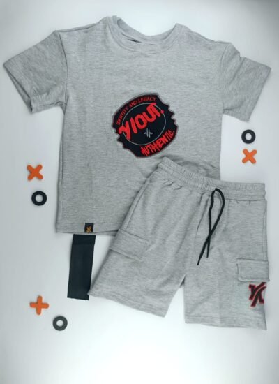 Conjunto deportivo pantaloneta niño 8123 GA - Imagen 2