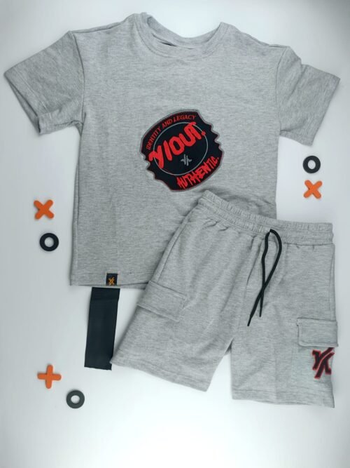 Conjunto deportivo pantaloneta niño 8123 GA