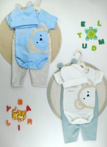 Conjunto mameluco oso niño meiquitos - mimaditas, BJ