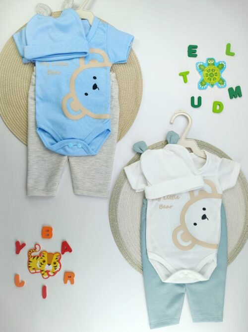 Conjunto mameluco oso niño meiquitos - mimaditas, BJ