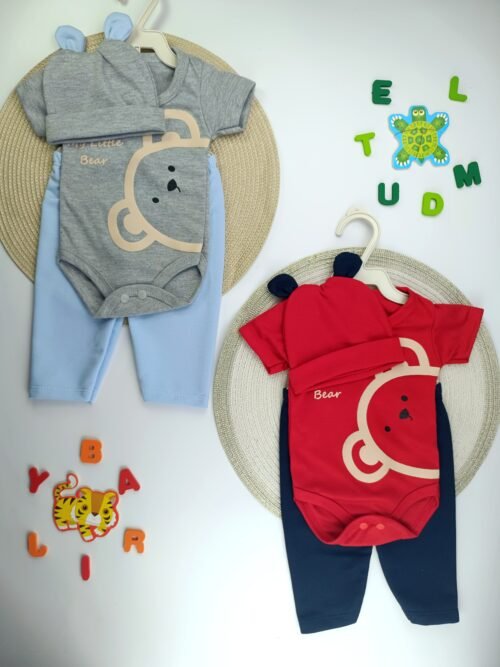 Conjunto mameluco oso niño meiquitos - mimaditas, BJ